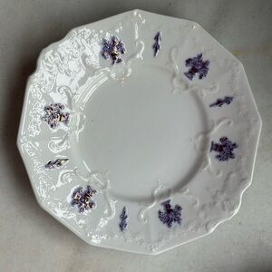 Vintage Adderley Blue Chelsea Fine Bone China plate